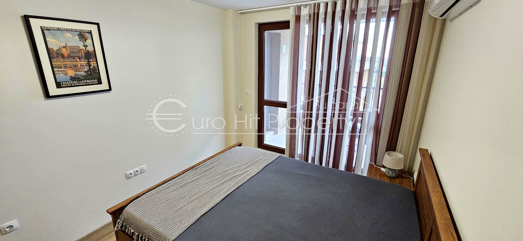 Two-bedroom furnished apartment with sea view in Sarafovo-0 Двустаен обзаведен апартамент с гледка море в кв. Сарафово - 0