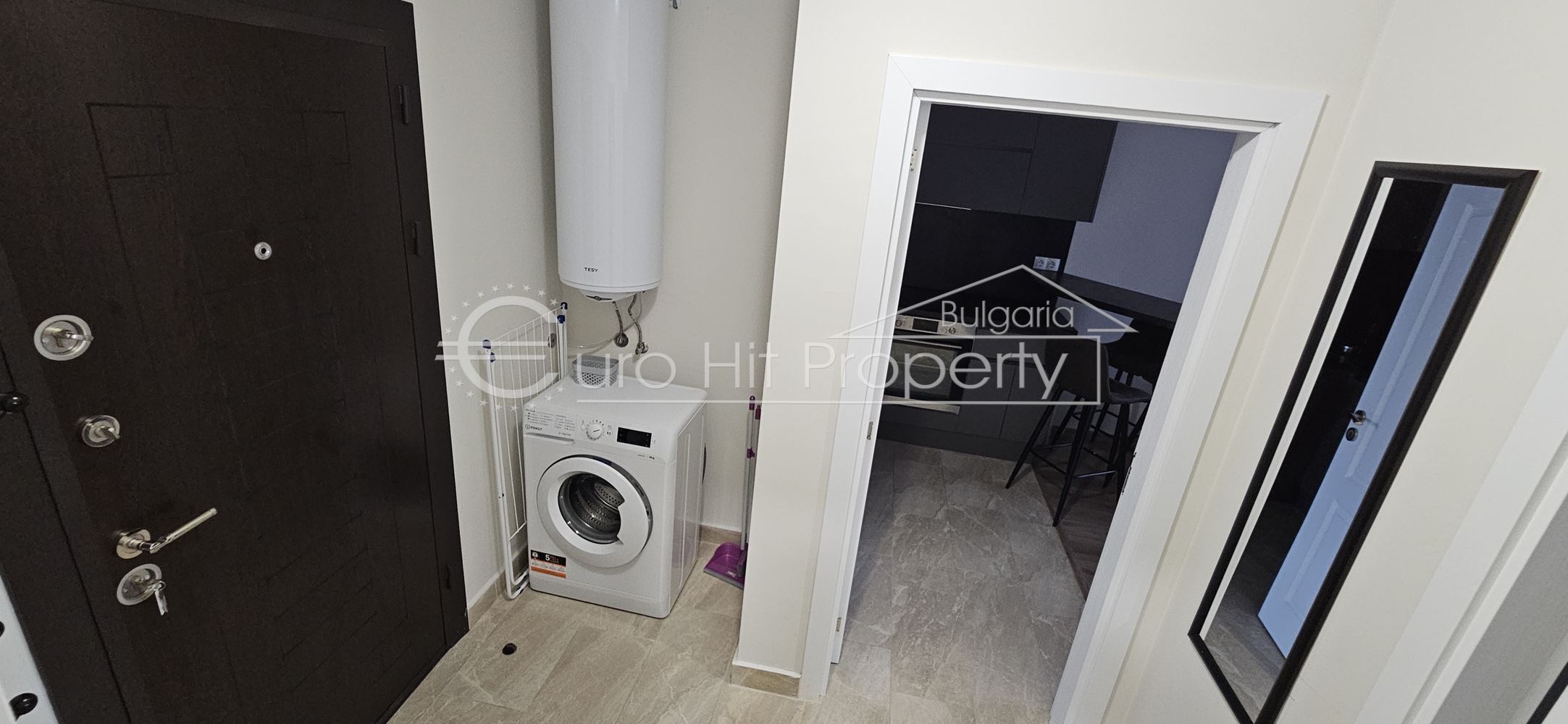 Two-bedroom furnished apartment with sea view in Sarafovo-0 Двустаен обзаведен апартамент с гледка море в кв. Сарафово - 0