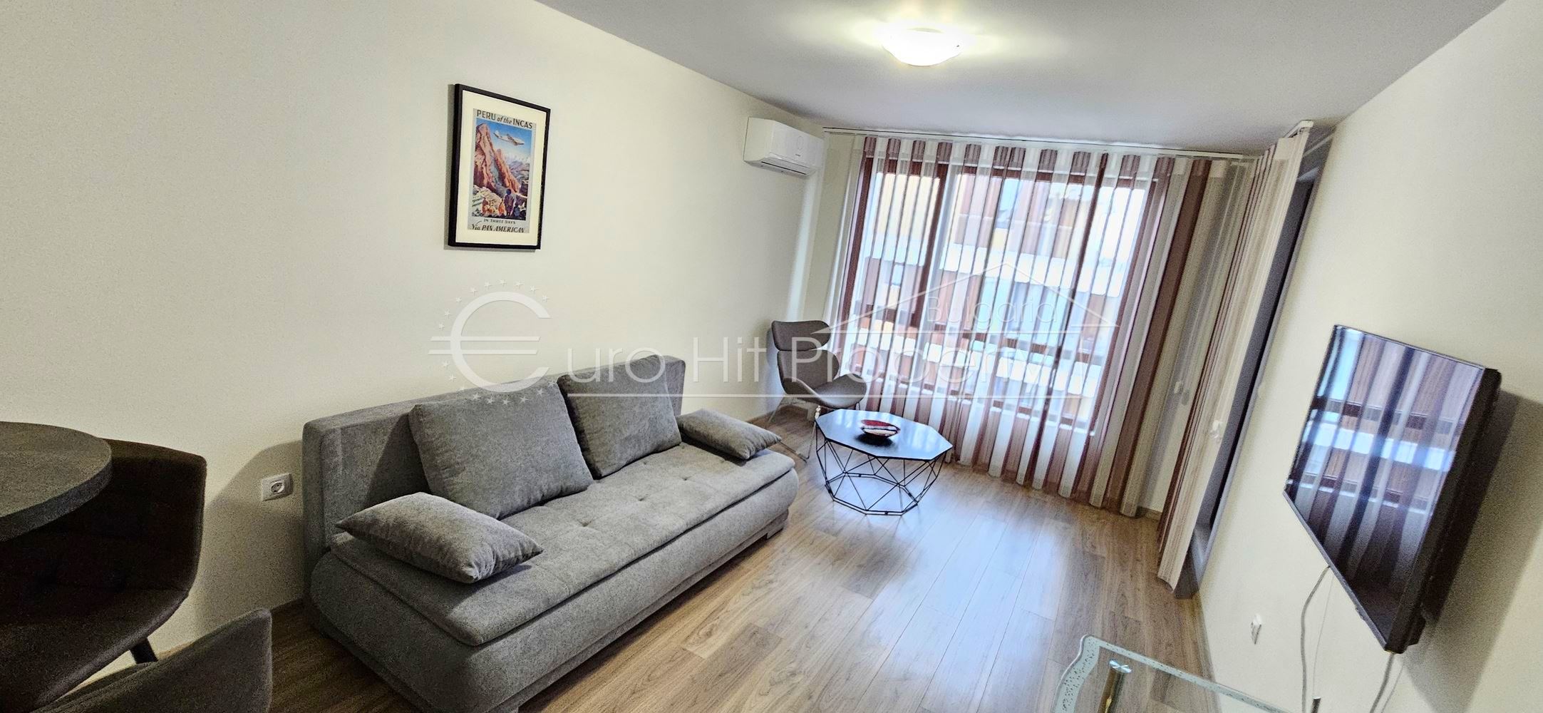 Two-bedroom furnished apartment with sea view in Sarafovo-0 Двустаен обзаведен апартамент с гледка море в кв. Сарафово - 0