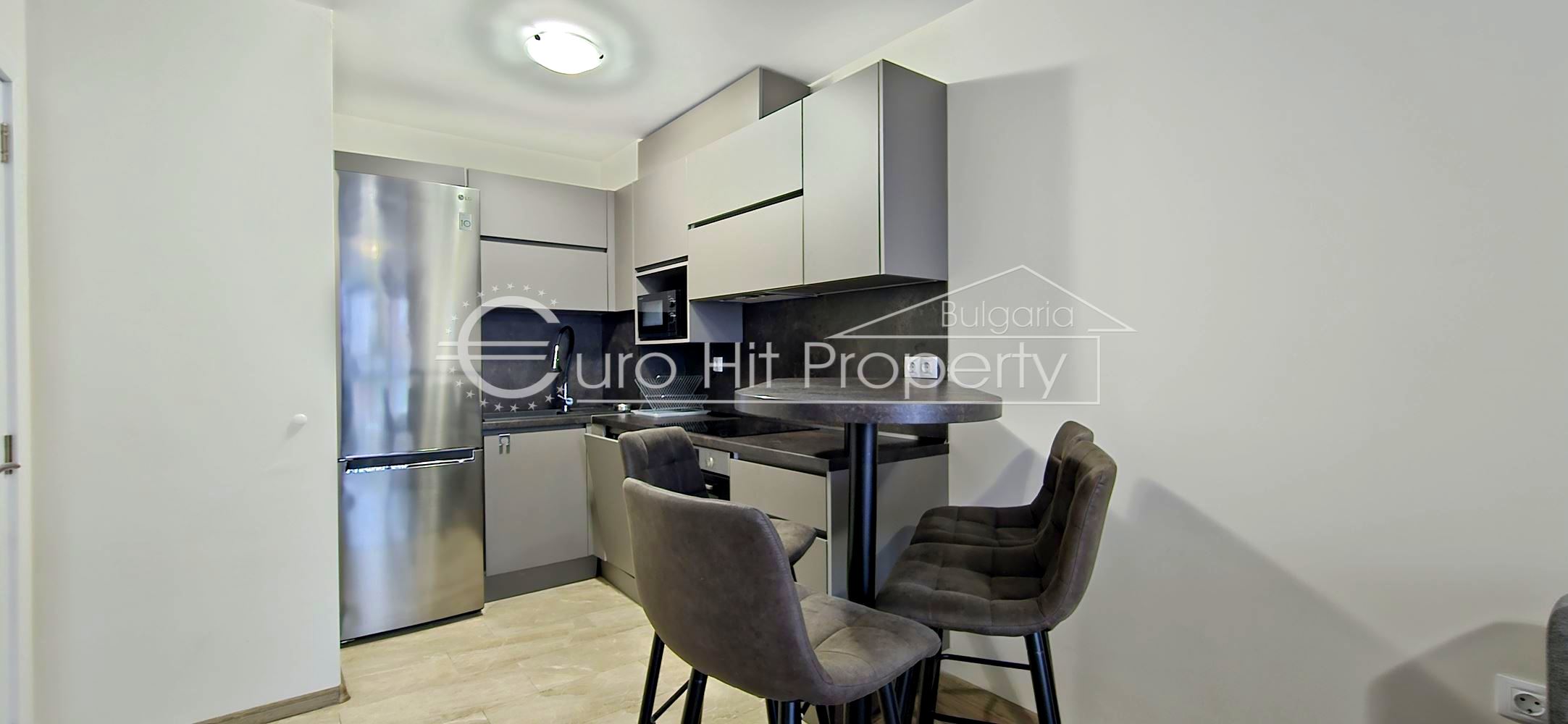 Two-bedroom furnished apartment with sea view in Sarafovo-0 Двустаен обзаведен апартамент с гледка море в кв. Сарафово - 0
