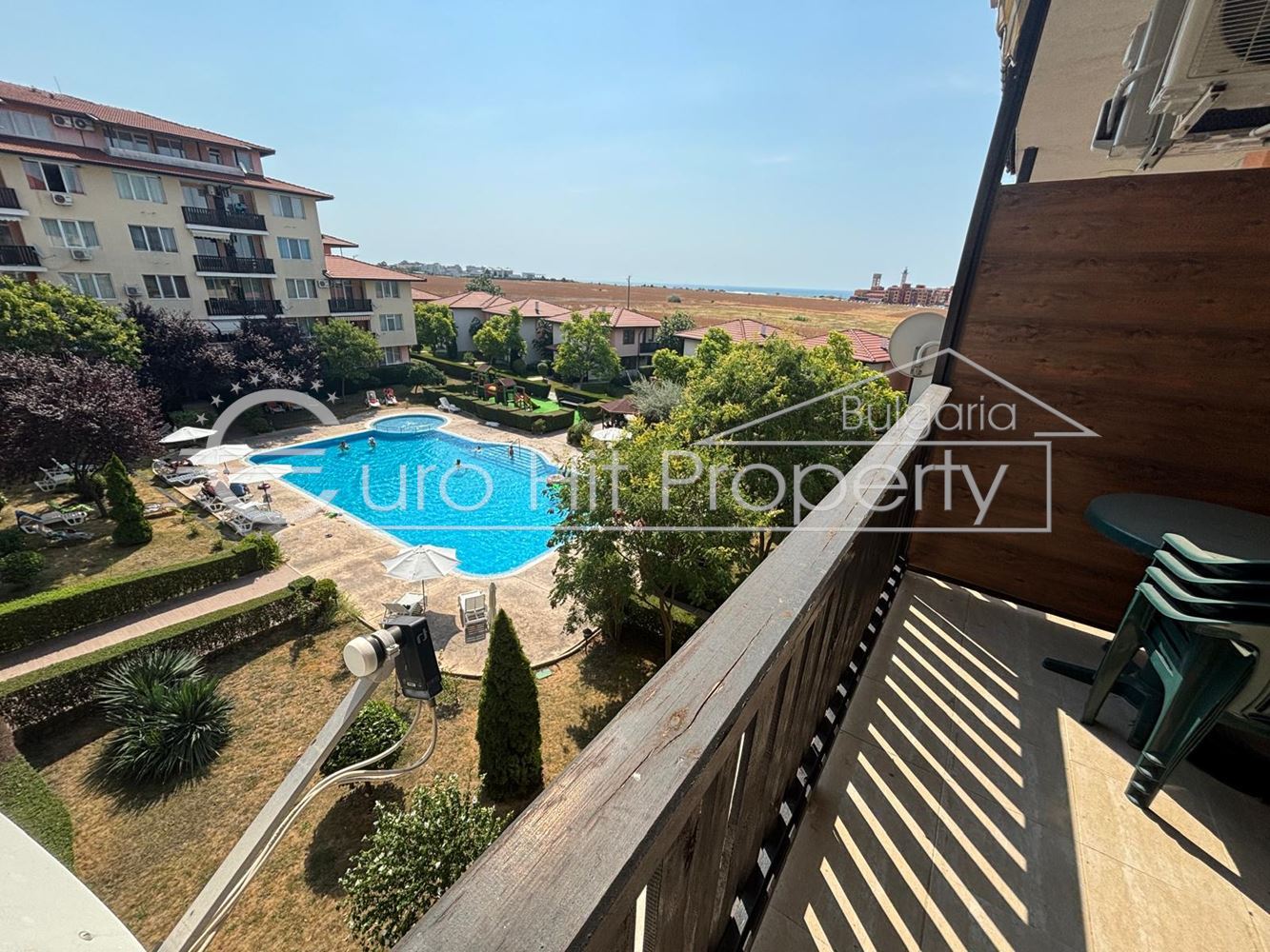 1-bedroom apartment, Aheloy, Chateau Aheloy 2, 65 m2, sea view-0 Апартамент с 1 спалня, Ахелой, Шато Ахелой 2, 65 м2, гледка към морето - 0