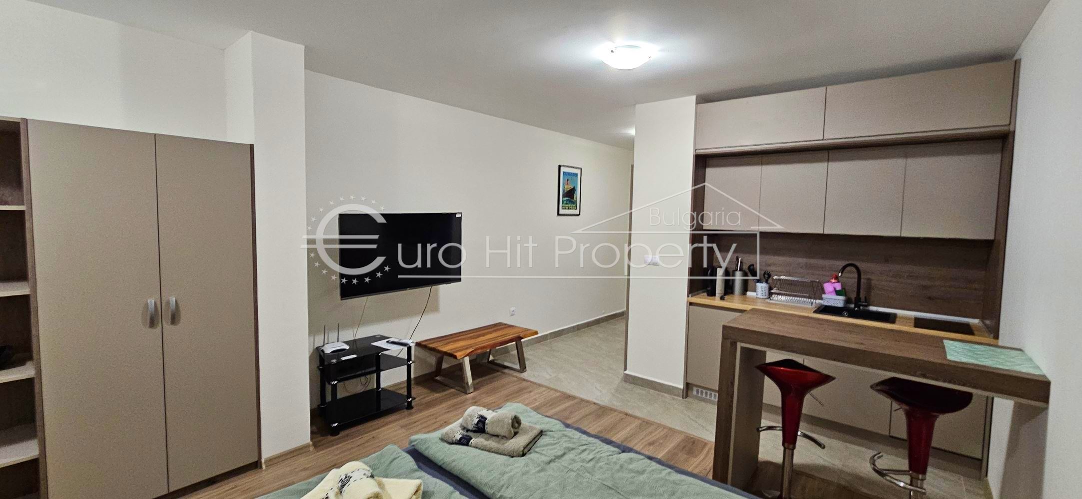 Spacious one-room apartment in a luxury complex in Sarafovo-0 Просторен Еностаен апартамент в луксозен комплекс в Сарафово - 0
