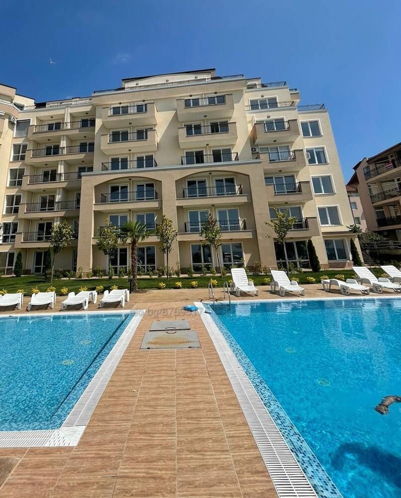 Two-room apartment partially furnished with sea view in the Ipanema Beach complex in Sveti Vlas-0 Двустаен апартамент частично обзаведен с гледка море в к-с Ипанема Бийч в Свети Влас - 0