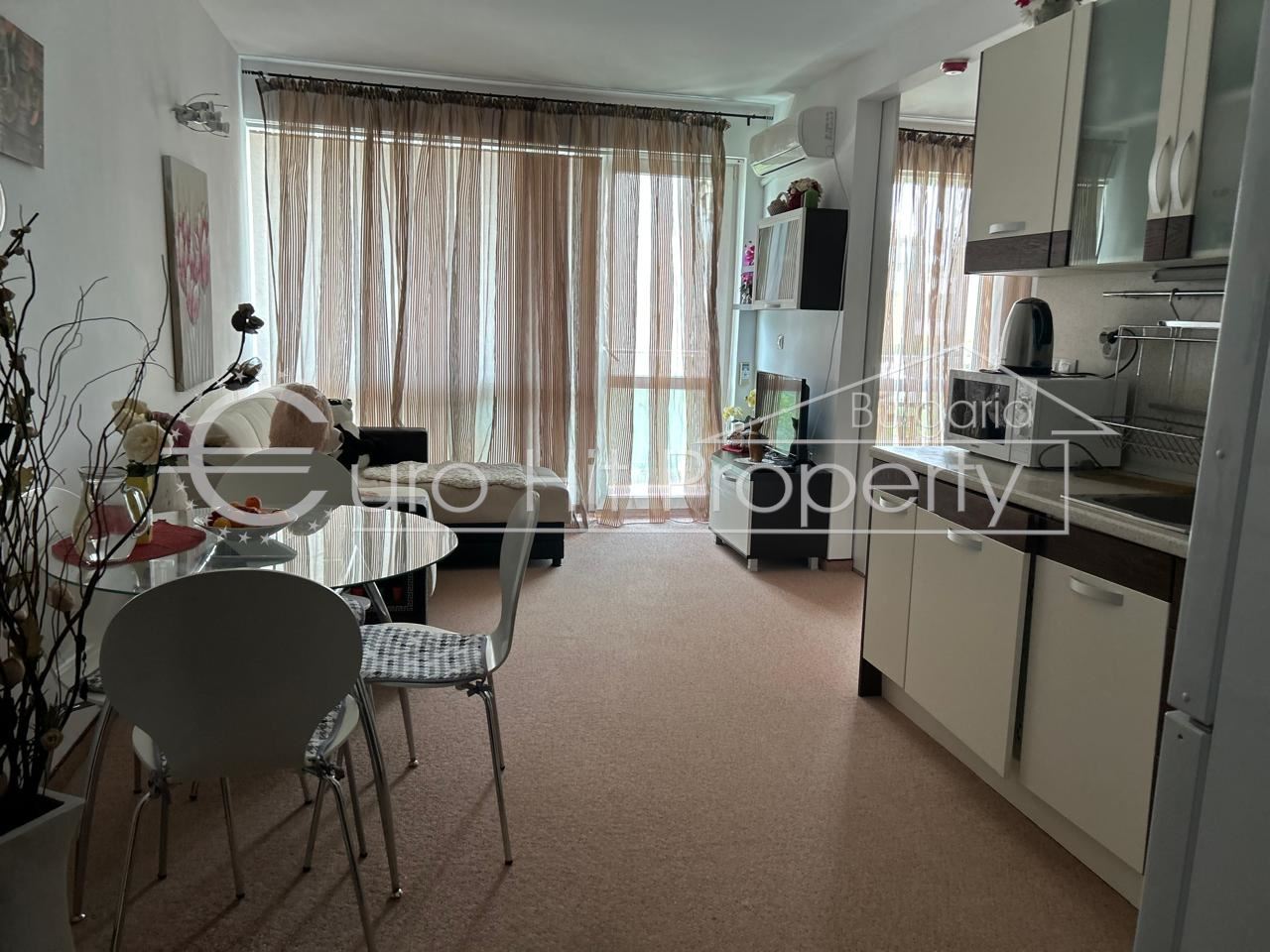 Two-room furnished apartment in Sarafovo-0 Двустаен обзаведен апартамент в Сарафово - 0