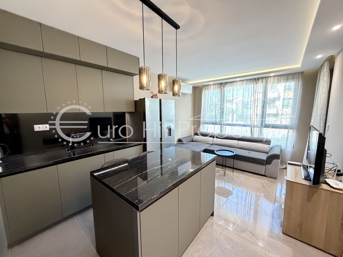 Двустаен апартамент под наем в затворен комплекс в кв.Сарафово-0 Двустаен апартамент под наем в затворен комплекс в кв.Сарафово - 0