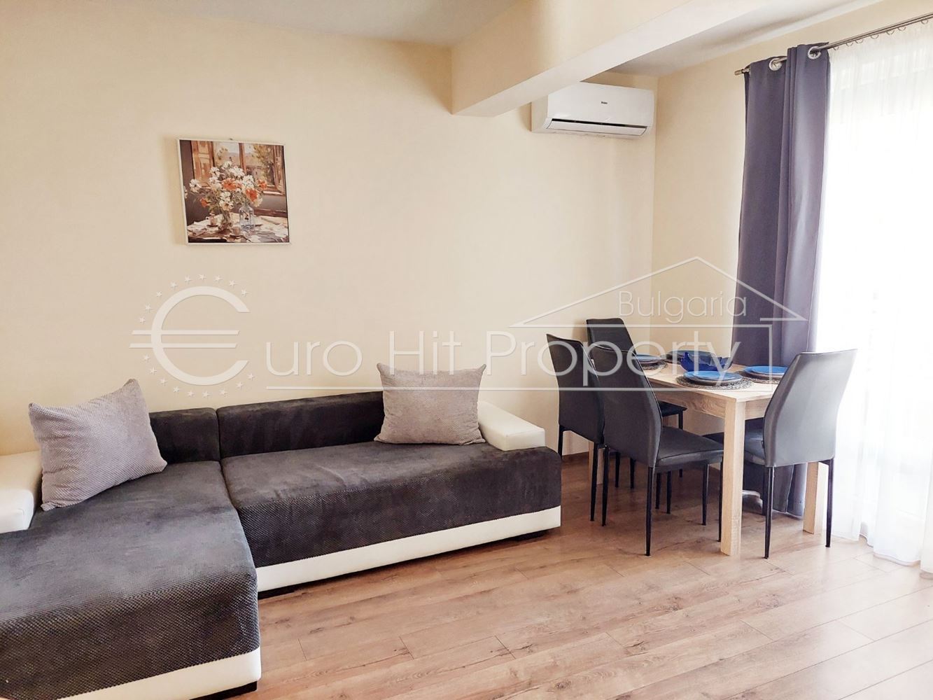 Two-room furnished apartment in Sarafovo district-0 Двустаен обзаведен апартамент в кв. Сарафово - 0