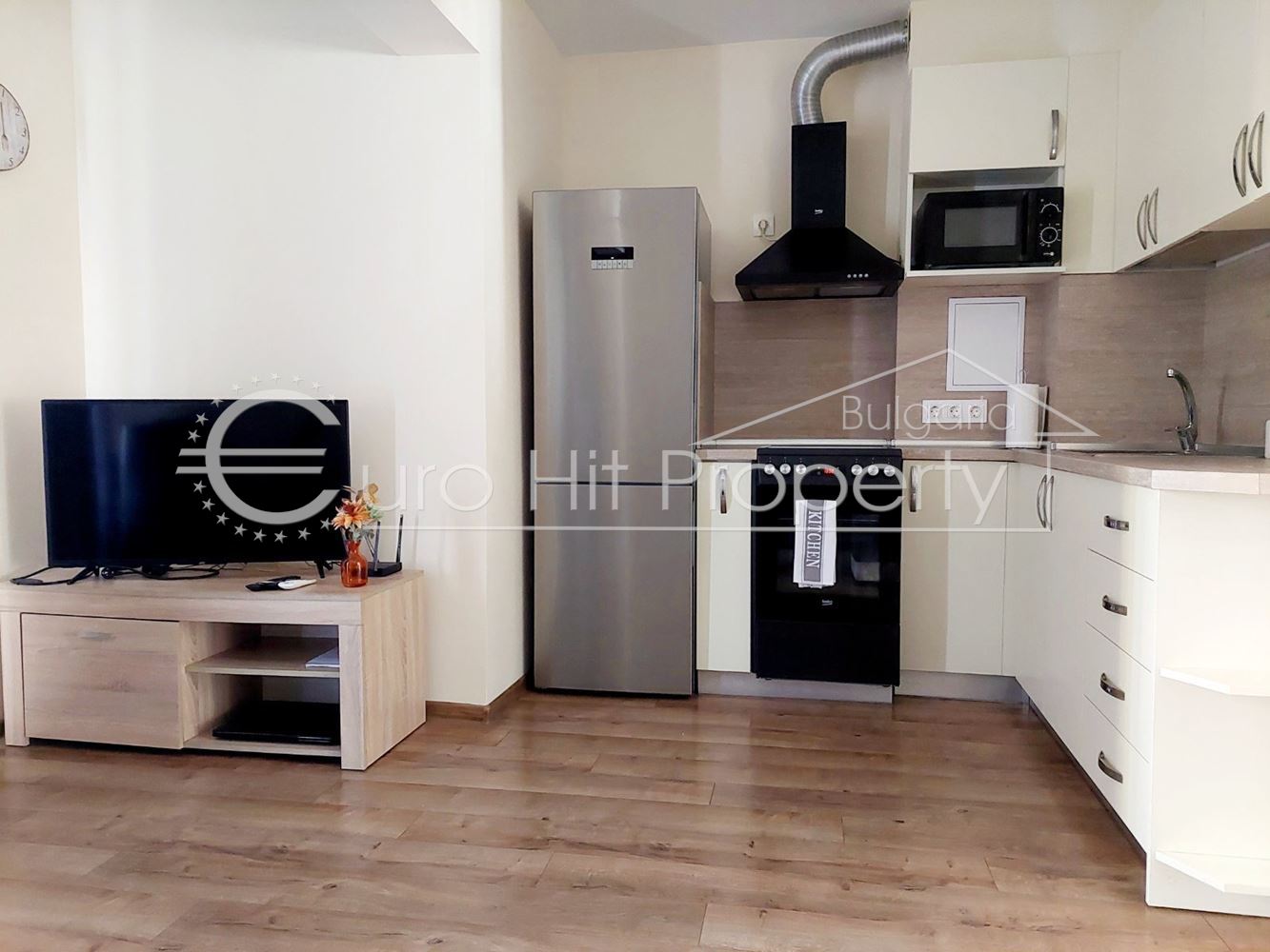 Двустаен обзаведен апартамент в кв. Сарафово-0 Двустаен обзаведен апартамент в кв. Сарафово - 0