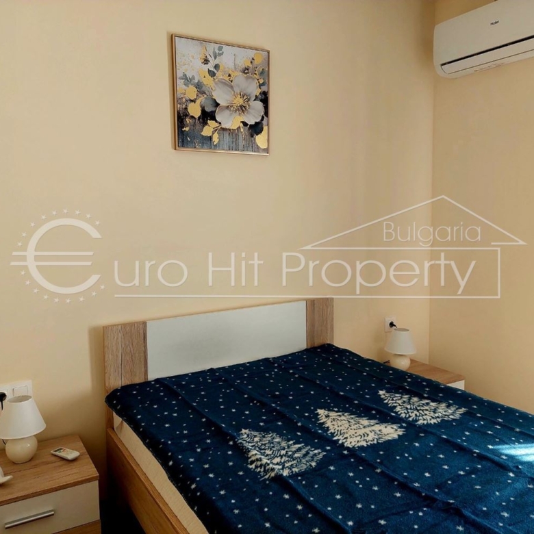 Двустаен обзаведен апартамент в кв. Сарафово - 0