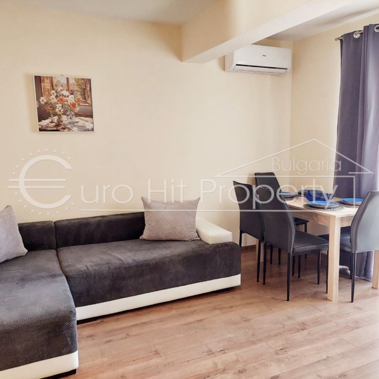 Двустаен обзаведен апартамент в кв. Сарафово - 0