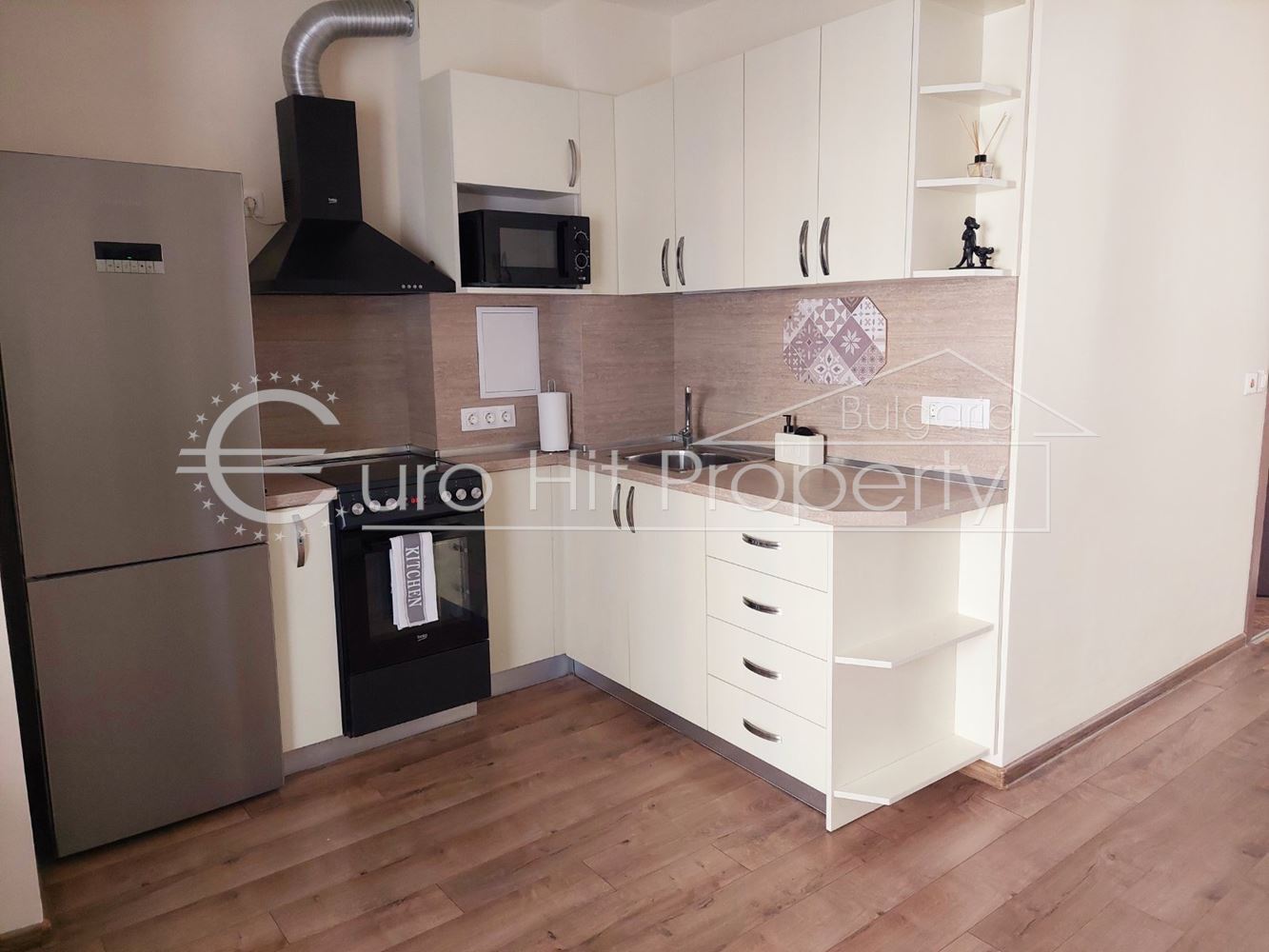 Двустаен обзаведен апартамент в кв. Сарафово-0 Двустаен обзаведен апартамент в кв. Сарафово - 0