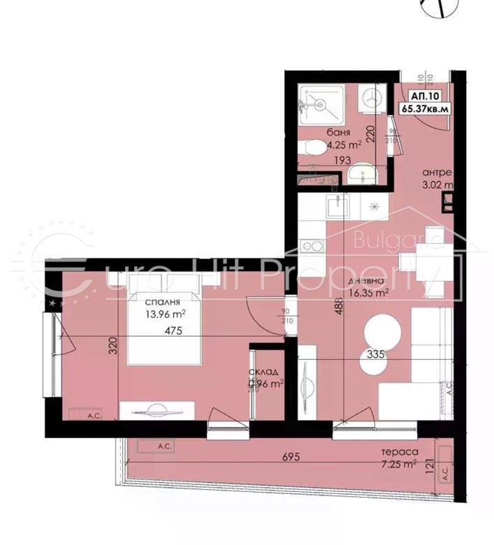Двустаен апартамент в строеж в гр. Созопол - Мисарята - 0