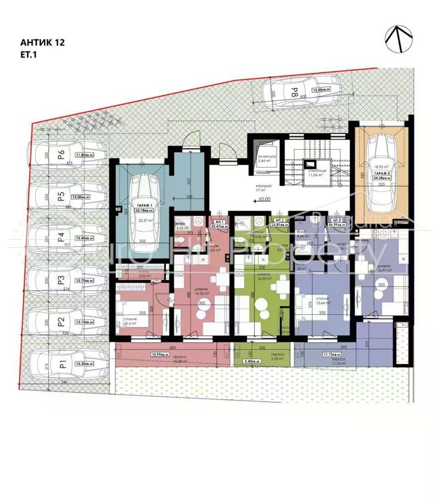 Двустаен апартамент в новострояща се жилищна сглада в гр. Созопол - 0