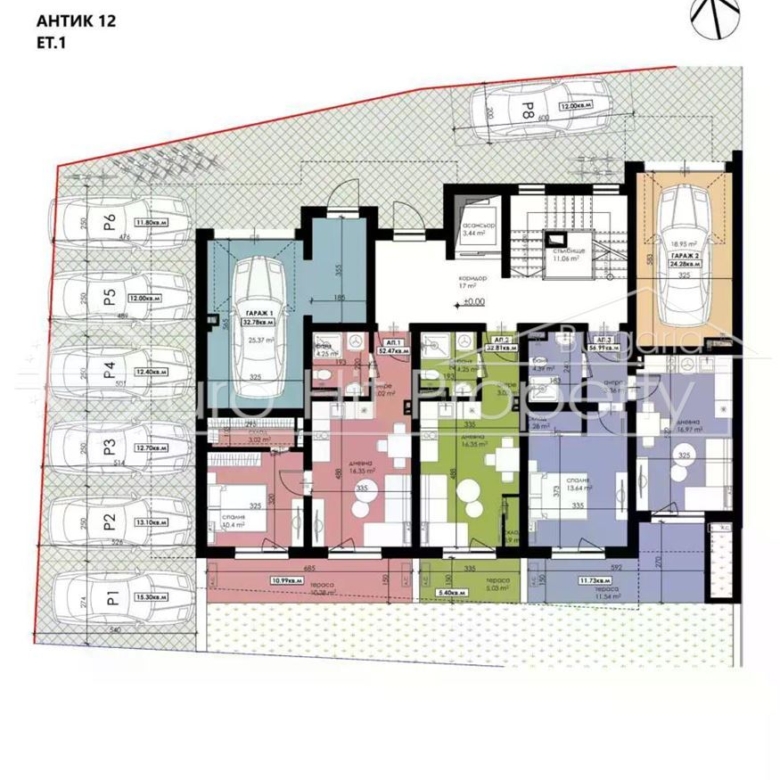 Двустаен апартамент в новострояща се жилищна сграда в район Мисарята - гр. Созопол - 0