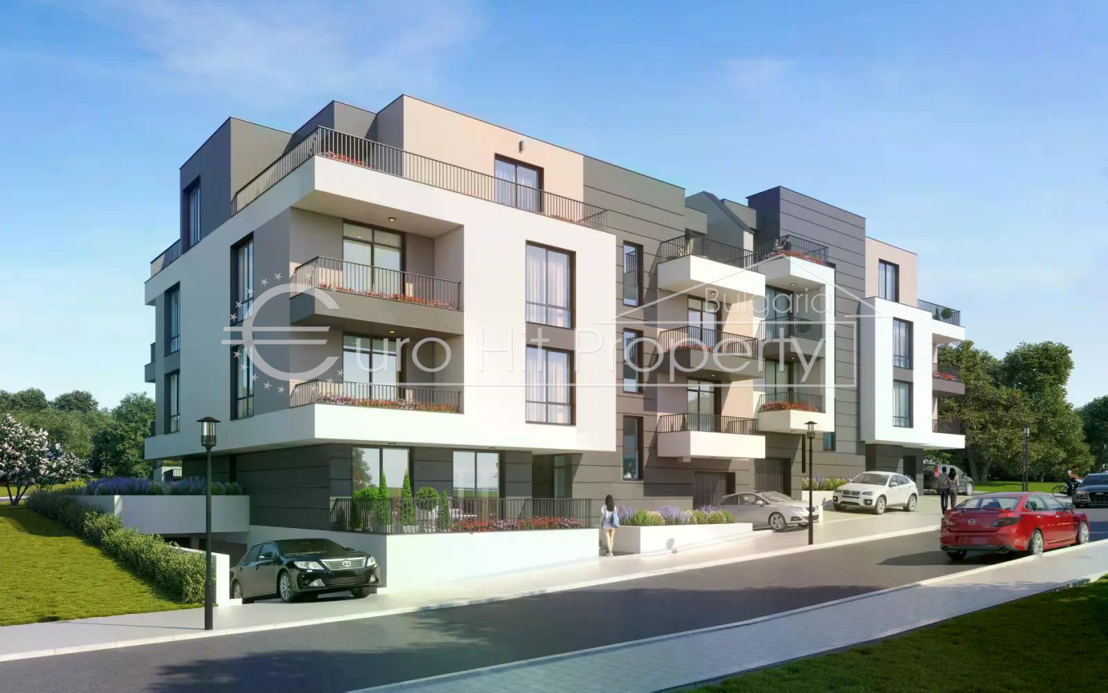 One-room apartment with a terrace in a newly built residential building in Sozopol - Misaryata-0 Едностаен апартамент с тераса в новострояща се жилищна сграда в гр. Созопол - Мисарята - 0