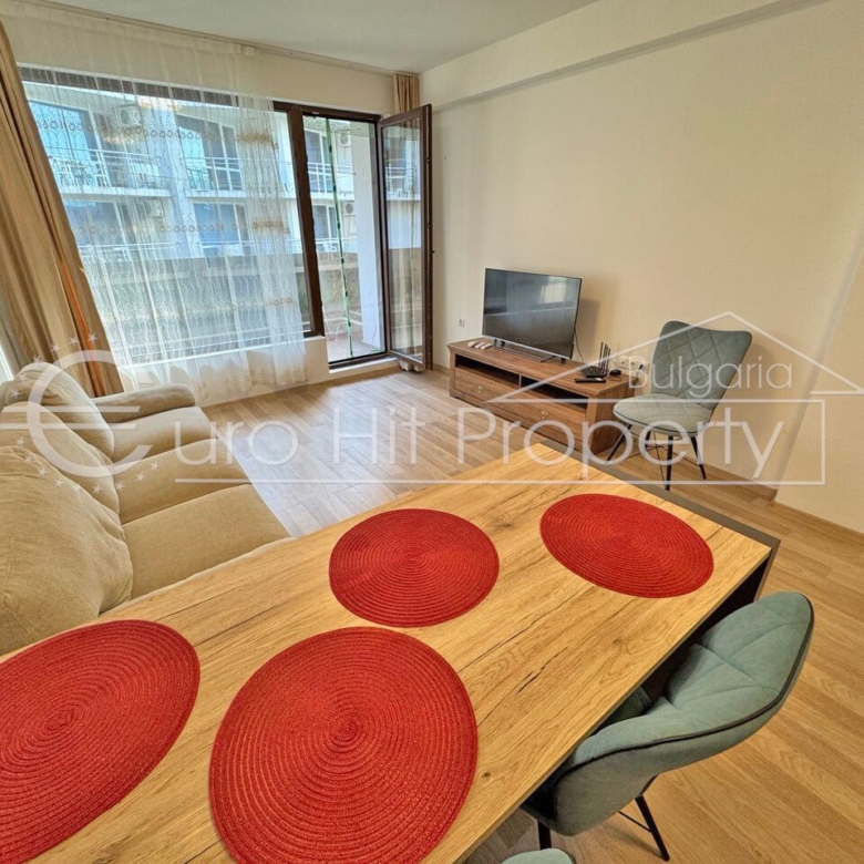 Двустаен обзаведен апартамент в нова жилищна сграда в кв. Сарафово - 0