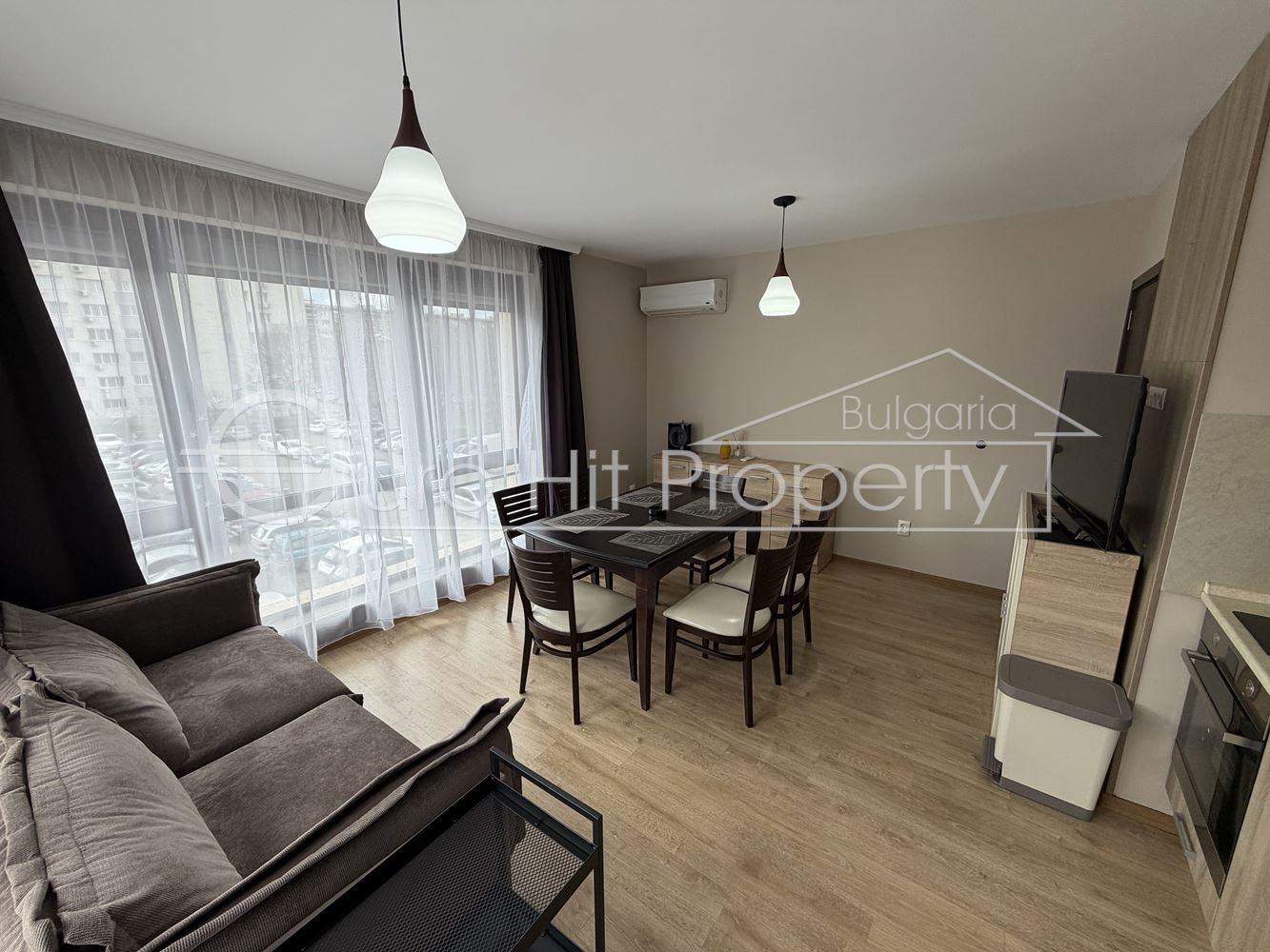 Двустаен апартамент под наем с подземно паркомясто до 2ро РПУ-0 Двустаен апартамент под наем с подземно паркомясто до 2ро РПУ - 0