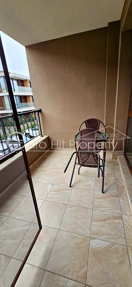 Двустаен обзаведен апартамент с морска панорама в луксозен комплекс в кв. Сарафово - 0