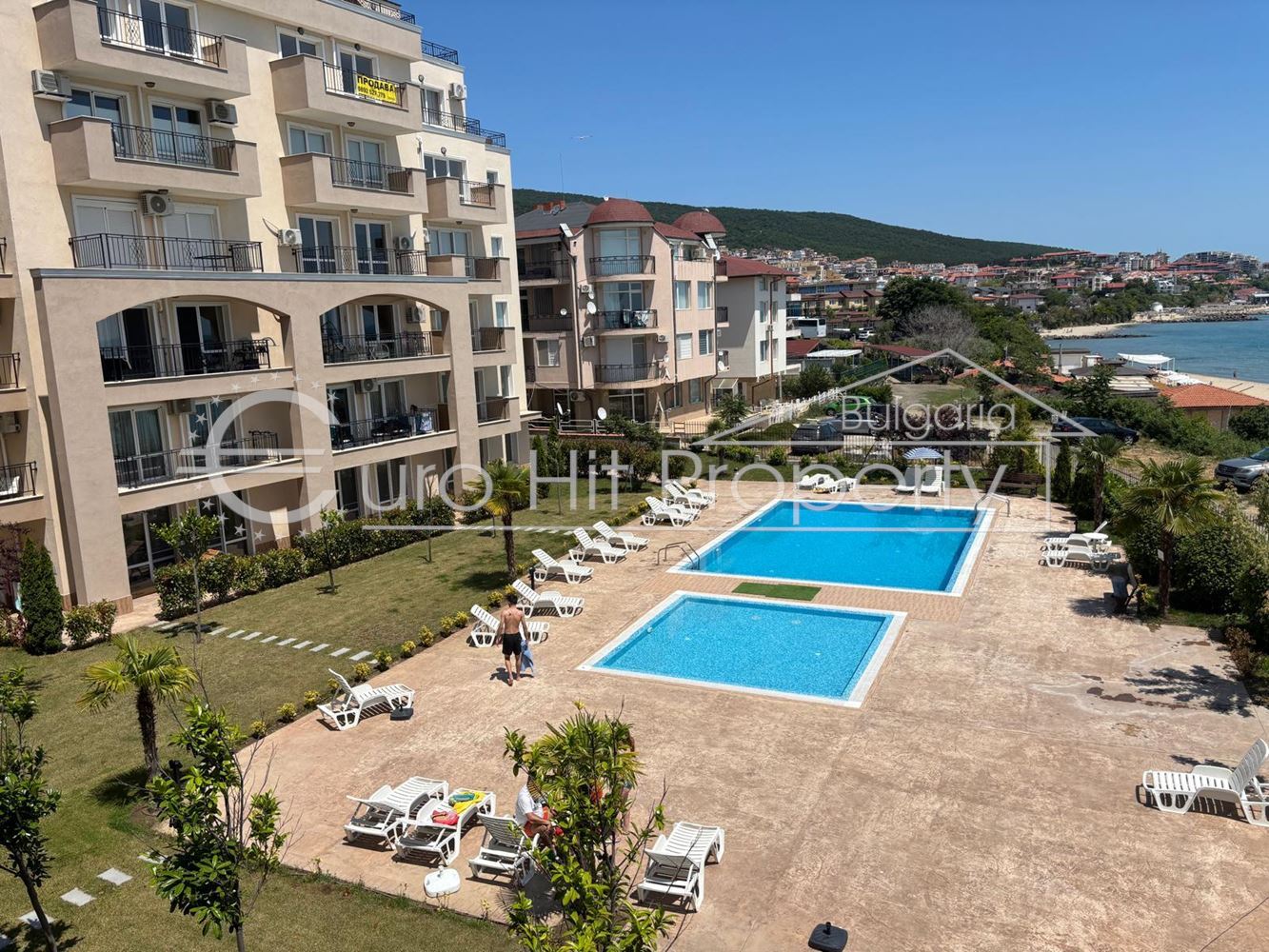 Двустаен апартамент обзаведен с гледка море в к-с Ипанема Бийч в Свети Влас - 0