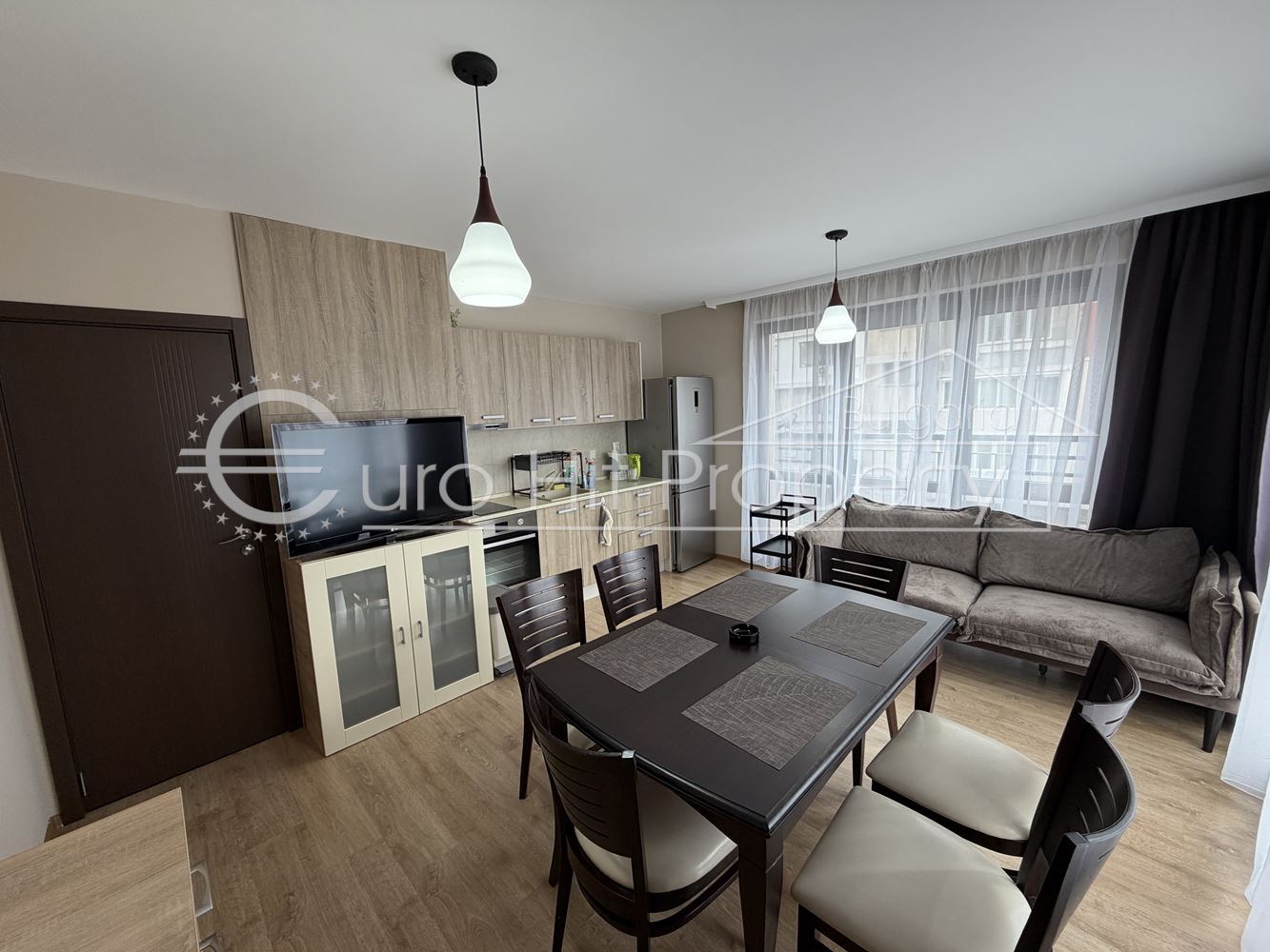 Двустаен апартамент под наем с подземно паркомясто до 2ро РПУ-0 Двустаен апартамент под наем с подземно паркомясто до 2ро РПУ - 0