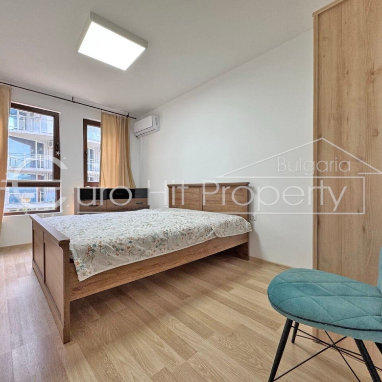 Двустаен обзаведен апартамент в нова жилищна сграда в кв. Сарафово - 0