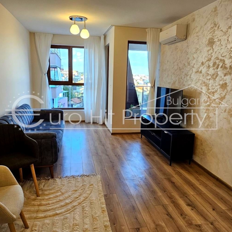 Отдава се под наем чисто нов двустаен апартамент в нова сграда в топ центъра на кв. Сарафово - 0