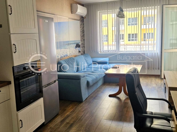 Отдава се под наем - дългосрочно - двустаен апартамент до Терминала в ж.к. Меден Рудник - 0