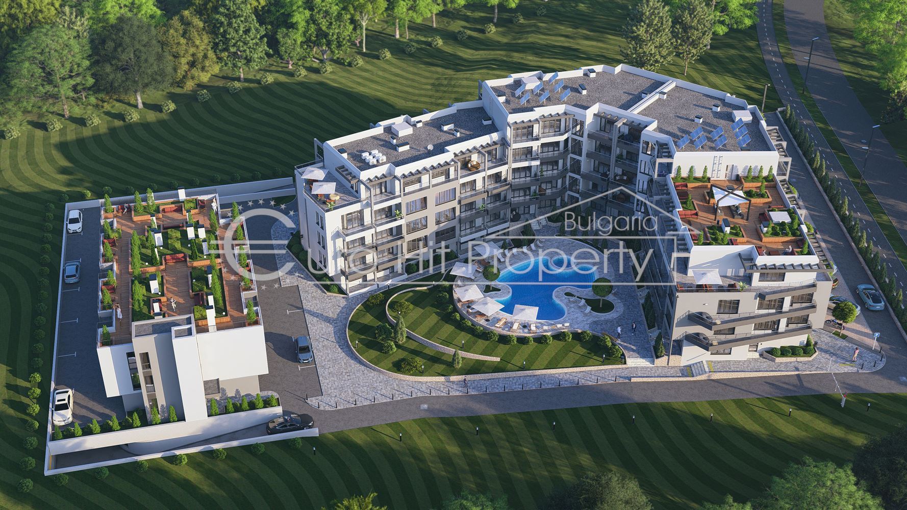 Комплекс Sunny Paradise – студиа и апартаменти до ключ – оазис на спокойствие-0 Комплекс Sunny Paradise - студиа и апартаменти до ключ - оазис на спокойствие - 0