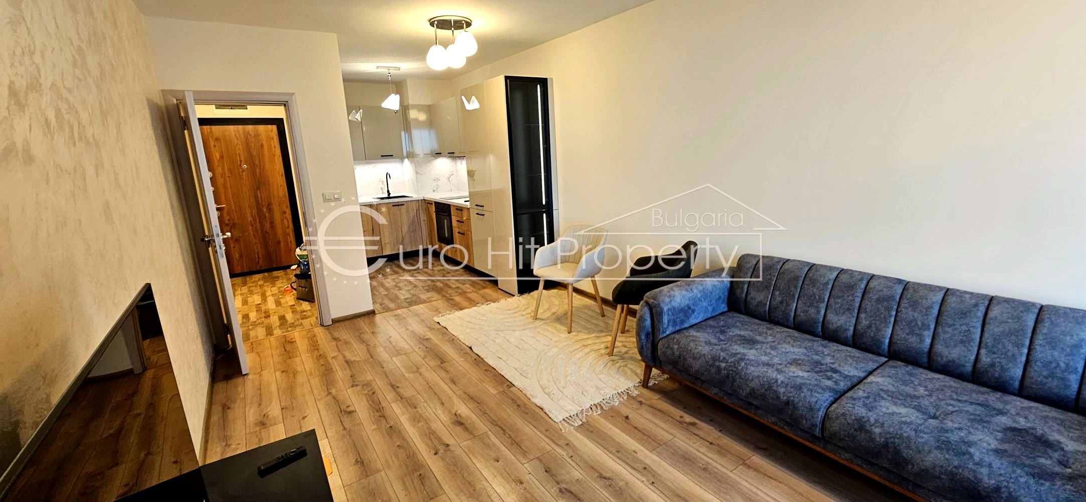 Отдава се под наем чисто нов двустаен апартамент в нова сграда в топ центъра на кв. Сарафово - 0