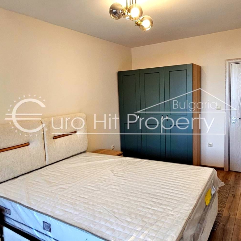 Отдава се под наем чисто нов двустаен апартамент в нова сграда в топ центъра на кв. Сарафово - 0