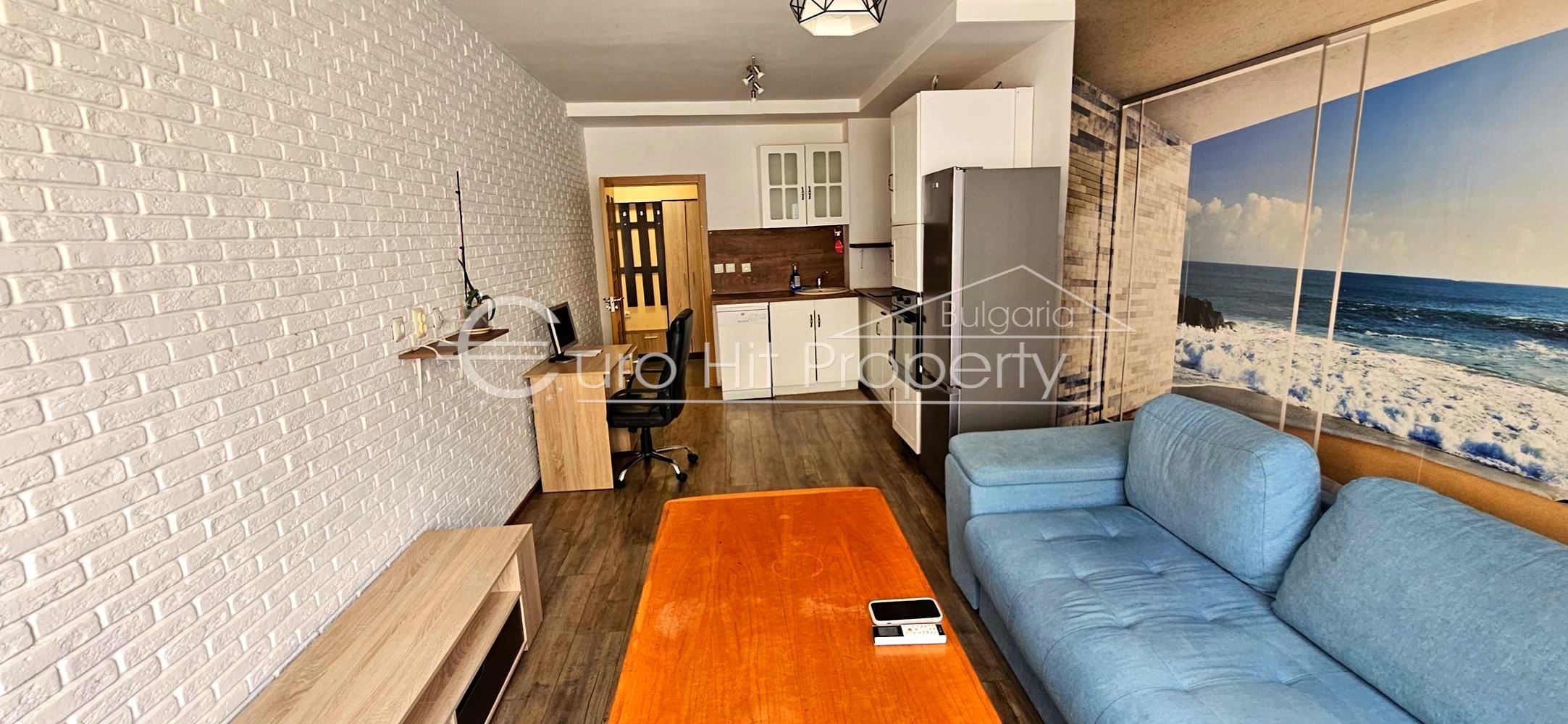 Отдава се под наем - дългосрочно - двустаен апартамент до Терминала в ж.к. Меден Рудник - 0