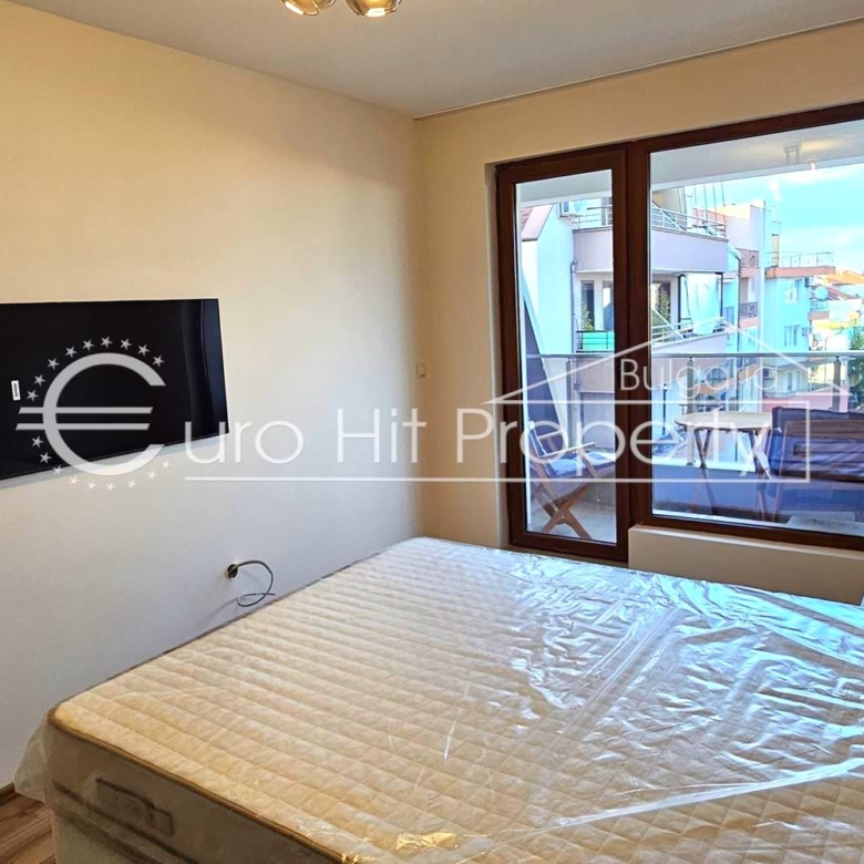 Отдава се под наем чисто нов двустаен апартамент в нова сграда в топ центъра на кв. Сарафово - 0