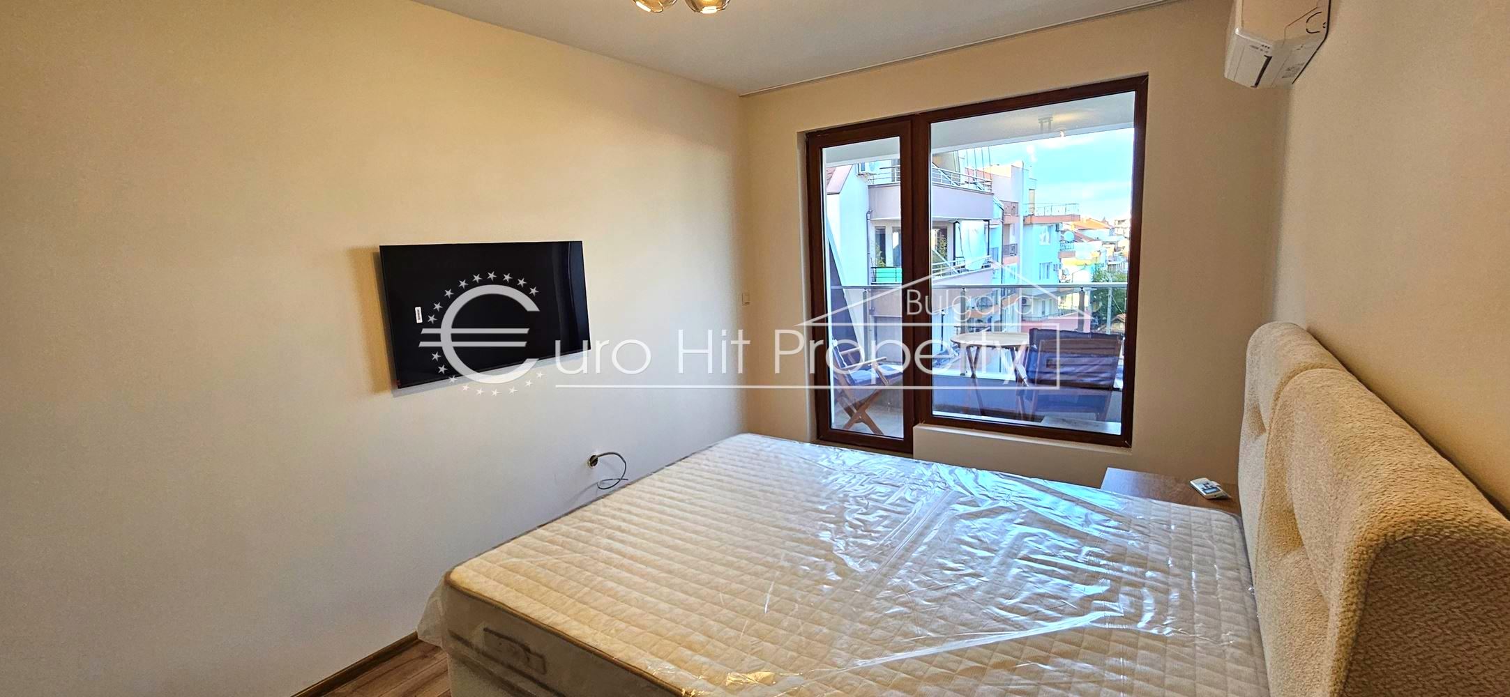 Отдава се под наем чисто нов двустаен апартамент в нова сграда в топ центъра на кв. Сарафово - 0