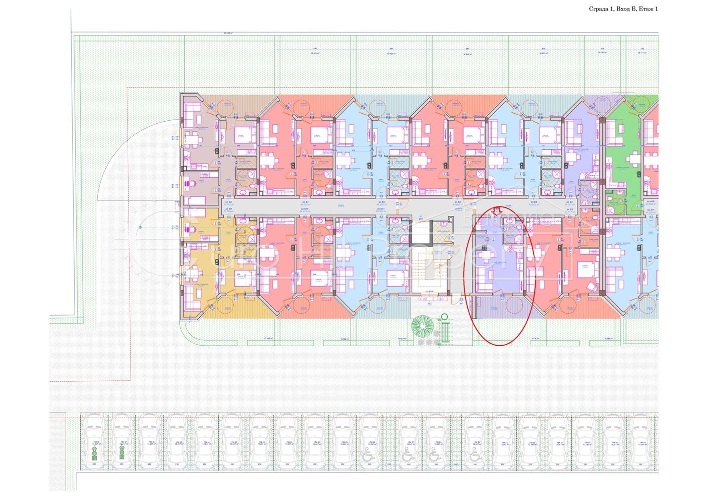 Едностаен апартамент с веранда и двор в новострояща се луксозна жилищна сграда в новата част на кв. Сарафово, на метри от морето - 0
